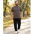 thumbnail image 7 of (2 pack) Turtle Bay New York Men’s Heavyweight Short Sleeve Crew Neck T-Shirt – Regular Fit Cotton Blend with Chest Pocket, 7 of 7