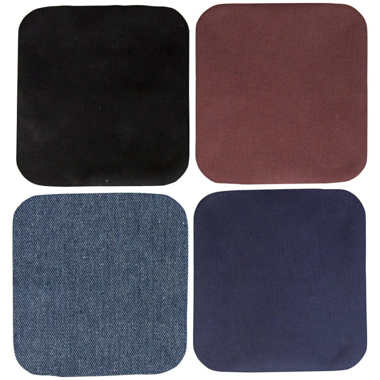 Bondex Blue Denim 5 x 7 Fabric Iron-on Patches, 2 Pieces