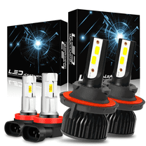 For 2011-2015 Chvey Cruze 2014 2013 2012 LED Headlight Bulbs H13 High Low Beam H11 Fog Light