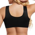 thumbnail image 5 of Clearance Bras for Women, Xunlbb Plus Size Women's Plus Size Front Buckle Without Steel Ring Gathering Sexy Bra With Seamless Back And Thin Sports Bra For Women(Black,36), 5 of 5