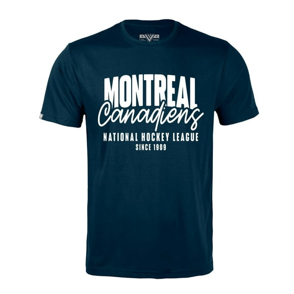 Men's Levelwear Navy Montreal Canadiens Richmond Response T-Shirt