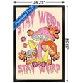 thumbnail image 3 of Stay Weird Mushrooms Wall Poster, 22.375" x 34", Framed, 3 of 3