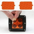 thumbnail image 1 of Chevy Avalanche w/o Clad (03-06) Amber Fog Light Covers, 1 of 3