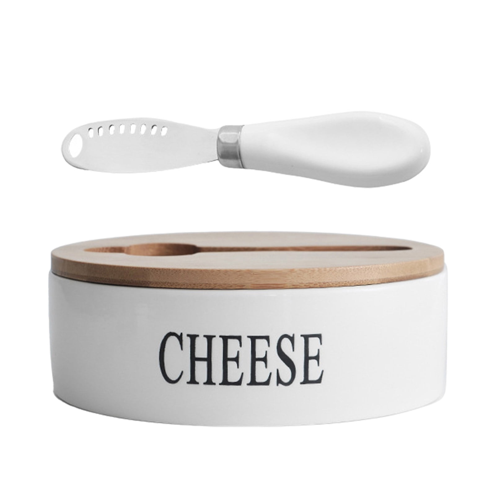 Butter Dish with Lid for Countertop Ceramic Butter Dish Set with Lid
