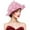 Pink, variant on SHEIGUANNI Women's Kentucky Derby Church Hat Organza Fascinator Wedding Tea Party Hat Wide Brim Sun Caps Lightweigh Comfortable Lovely Fashion& Gift Worthy-White
