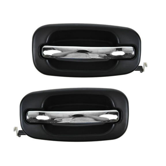 TRQ 4 Piece Front & Rear Black Exterior Outside Door Handle Kit for ...