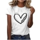 thumbnail image 1 of Fiudx Ofertas Flash Artículos En Oferta Blusa Informal de Manga Corta con Estampado de Cuello Redondo para Mujer, 1 of 4