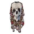 thumbnail image 4 of ZICANCN Hair Cutting Cape for Adults, Floral Skull Heart Arrow Pattern Cape Salon Barber Cape for Hair Stylist Shampoo Capes Waterproof 55x66 IN, 4 of 7