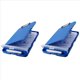 thumbnail image 1 of 2X Portapapeles Organizadores con Portapapeles con Almacenamiento Portapapeles de Enfermería Carpeta de Archivos Plegable Portapapeles de Plástico (Azul), 1 of 5