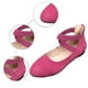 thumbnail image 5 of WILLBEST Sandalias De Piso Para Mujer Zapatos Casuales De Mujer Para Uso Diario Diseño Cómodo De Punta Cerrada Estilo Fácil De Poner Calzado Plano Versátil Para Vestidos Y Todas Las Estaciones, 5 of 6
