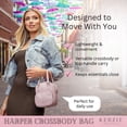 thumbnail image 4 of Kedzie Harper Multi-Pocket Crossbody Bag, Pink (Women's), 4 of 7