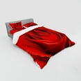 thumbnail image 2 of Ambesonne Rose Bedding Set 4 Pcs, Natural Beauty Red Blossom, Queen, Vermilion, 2 of 2