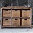 thumbnail image 6 of Bowery Hill 6 Cubby Hobby Cupboard in Driftwood and Gray Wash, 6 of 8