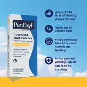 (3 pack) PanOxyl PM Overnight Spot Patches, Clear Hydrocolloid Dots, 40ct