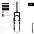 thumbnail image 2 of Tijera bicicleta R24 con rosca negra Suspension Mariluz negro, 2 of 4