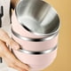 thumbnail image 5 of Utensilios de cocina, Aparatos de cocina, Cuenco grande de acero inoxidable, Vajilla, Cuenco portátil para frutas, Cuenco aislado, Cuenco de acero inoxidable apilable y encajable, Cuenco de acero inox, 5 of 6