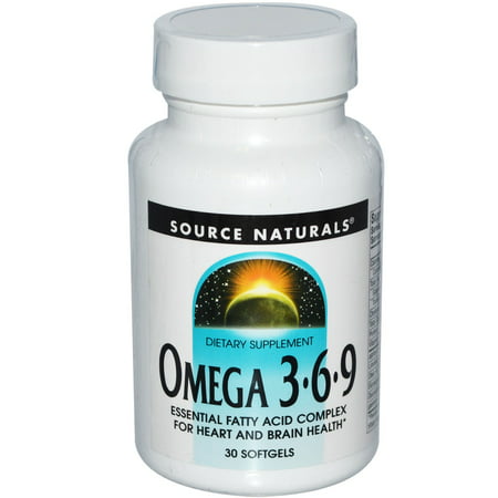 Source Naturals  Omega 3 6 9  30 Softgels (Best Source Of Omega 3 Fatty Acids For Vegetarians)