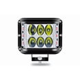 thumbnail image 3 of Pods LED de 36W Luces estroboscópicas blancas/ámbar para camiones - 4200LM Spot & Flood Beam, lanzador lateral de 121° y 30°, carcasa de aluminio, montaje ajustable a 45°, 3 of 3