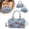 thumbnail image 5 of AJKHSAHDFJ Printed Women's Tote Bag, Cherry Heart-Shaped Shoulder Bag, Shoulder Tote, Chain Strap, Suitable for Any Occasion, Fashionable and Versatile,White,Fashion, 5 of 6