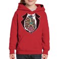 thumbnail image 3 of Awkward Styles Halloween Hoodies for Kids Zombie Rib Hooded Youth Sweatshirt, 3 of 5