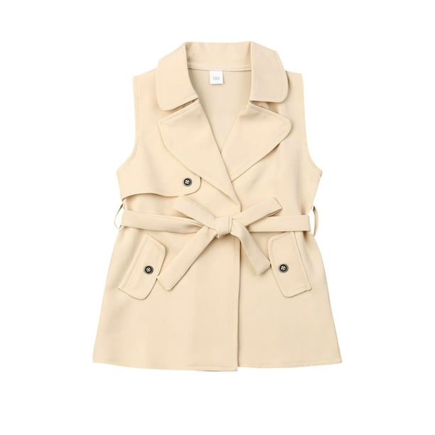 Bebiullo Toddler Baby Girls Vest Coat Jacket Windbreaker Outerwear Trenchcoat Com Bebiullo Toddler Baby Girls Vest Coat, Trench Coat Baby Clothes