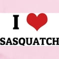 thumbnail image 2 of CafePress - I Love Sasquatch Infant Creeper - Baby Light Bodysuit, Size Newborn - 24 Months, 2 of 4