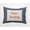 Navy, variant on 16" x 16" Simply Daisy Halloween Happy Haunting Ticking Polyester Indoor/Outdoor Pillow, Scallion Qty 1