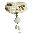 thumbnail image 5 of tasrioml Men Bracelets Eye-catching Natural Resin Prayer Beads Rope Bracelet for Boy, 5 of 8