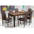 thumbnail image 1 of Comedor Adra Parota Café 6 Sillas Tubular Mobilkraft, 1 of 3