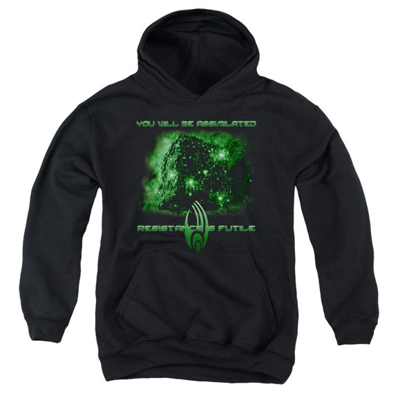 Star Trek - Assimilate - Youth Hooded Sweatshirt - Large