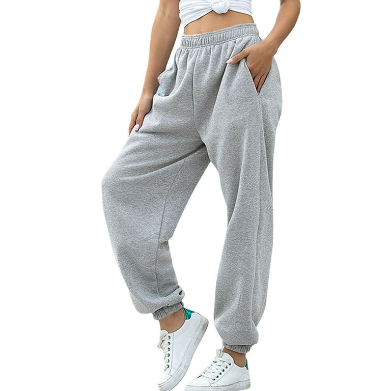 Liangchengmei Womens Ladies Joggers Tracksuit Bottoms Trousers