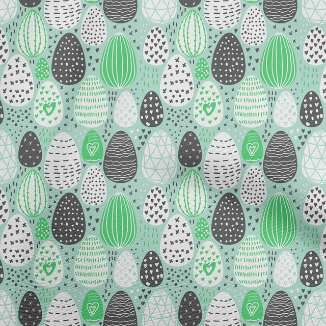 oneOone Silk Tabby Aquamarine Fabric Easter Sewing Craft Projects Fabric Prints By Yard 42 Inch Wide