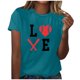 thumbnail image 1 of Blusa informal de manga corta con cuello redondo y estampado suelto de verano para mujer con estilo OAVQHLG3B Store  lin121212, 1 of 4