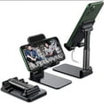 thumbnail image 4 of Foldable Cell Phone Holder Stand Extendable Adjustable Phone Holder Cradle for iPhone 13 12 11 and All Smartphones, 4 of 5