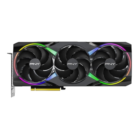 PNY NVIDIA GeForce RTX™ 5080 Epic-X™ ARGB OC Triple Fan, Graphics Card (16GB GDDR7, 256-bit, Boost Speed: 2775 MHz, PCIe® 5.0, HDMI®/DP 2.1, 2.99-Slot, NVIDIA Blackwell Architecture, DLSS 4)