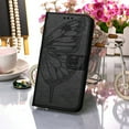 thumbnail image 4 of Ancove for iPhone XS/X Wallet Case,Card Holder [Kickstand] [Wrist Strap] Embossed Butterfly PU Leather Magnetic Flip Case Cover for Women Girls, Black, 4 of 6