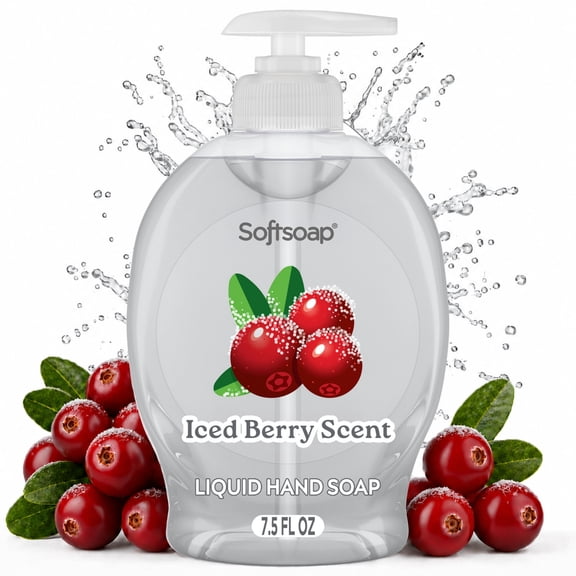 Softsoap Limited Edition Liquid Hand Soap, Iced Berry Scent, 7.5 fl oz
