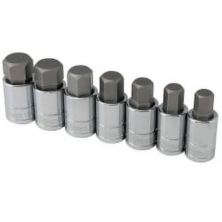 UPC: 0802090161575 | 7PC MM LARGE HEX BIT SOCKET SET