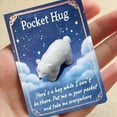 thumbnail image 5 of 2PCS Animal Pocket Hug Gifts, Mini Animal Hug Token, Cute Pocket Hug Greeting Cards, Encouragement Gift for Birthday, Anniversary, Holiday, 5 of 6