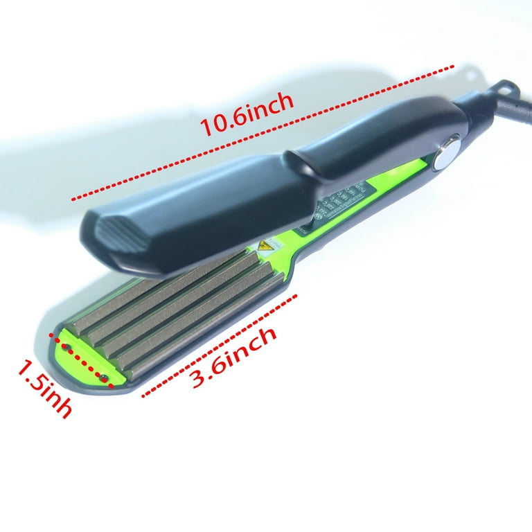 Professional Hair Crimper Iron for 90s Retro Style, 4-Temp  display picture 1