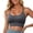 C475/Grey, variant on Bras For Women Crossback Striped Thin Strap Yoga Bra For Low Workouts With Secure Fit And Comfort Everyday Wear Everyday Wear