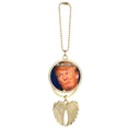 thumbnail image 1 of Interesante American Trump imagen graciosa Llavero para automóviles, 1 of 4