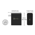 thumbnail image 7 of USB C Charger 27W Compact Type-C Wall Charger Power Brick with PD3.0 Power Delivery, QC4.0 Qualcomm Quick Charge Compatible iPhone Xs/XS Max/XR, iPad Pro, Macbook, Google Pixel, Galaxy S10/S9/S8, 7 of 7