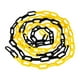 thumbnail image 3 of Enlace de barrera de cadena de tráfico Conector de conos de tráfico premium para control de multitudes Amarillo Negro, 3 of 8