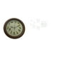 thumbnail image 1 of Elegante Reloj Redondo Con Canto De Pájaros Y Espejo Acrílico Extraíble Con Forma De Pez, Ideal Para Decorar La Pared Del Comedor, Bodas Y Como Fondo De TV., 1 of 7