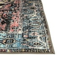 thumbnail image 6 of Unique Loom Medina Collection Area Rug - Magnet (5' 3" x 7' 9" Rectangle Powder Blue/Black), 6 of 7
