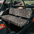 thumbnail image 4 of Binienty UTV Replacement Seat Covers Universal for Kawasaki Mule 3000 4010 4x4 Cheetah Print Soft Anti-scratch UTV Bench Seat Cover for Mule 3020 2001-2002 Accessory Parts, 4 of 8