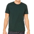 thumbnail image 1 of T-Shirt à Manches Courtes Uni à Col Rond pour Hommes en Toile Triblend, 1 of 2