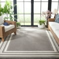 thumbnail image 4 of SAFAVIEH Cabana Henry Striped Indoor/Outdoor Area Rug, Grey/Ivory, 9' x 12', 4 of 18