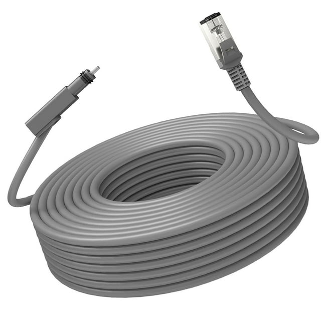 Cable Rectangular De Repuesto Para Satélite Resistente Al Agua, Cable De Extensión Accionado Estándar Con Compatibilidad Para Internet Gen 2 V2, Diseñado Para Una Conexión